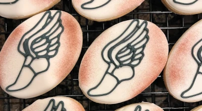 Cross country cookies for local community college